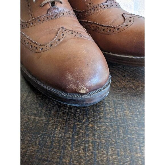 Cole Haan Men\'s Grand OS Brown Cambridge Wingtip Oxford Leather Shoes - Size 9.5 main image 10